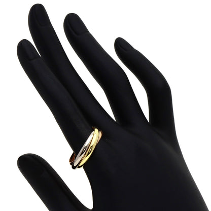 CARTIER Trinity SM #59 current model Ring K18 Yellow Gold 18K Pink GoldLadies [Used]
