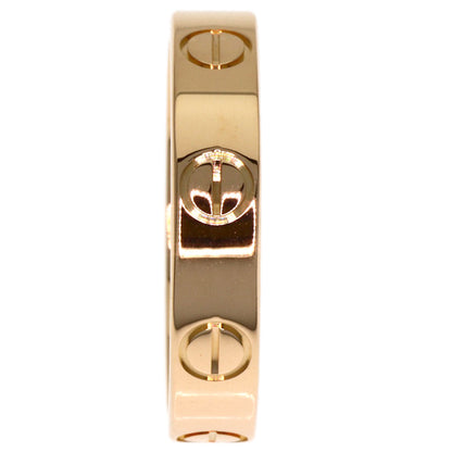 CARTIER mini love ring #48 Ring K18 Pink Gold Ladies [Used]