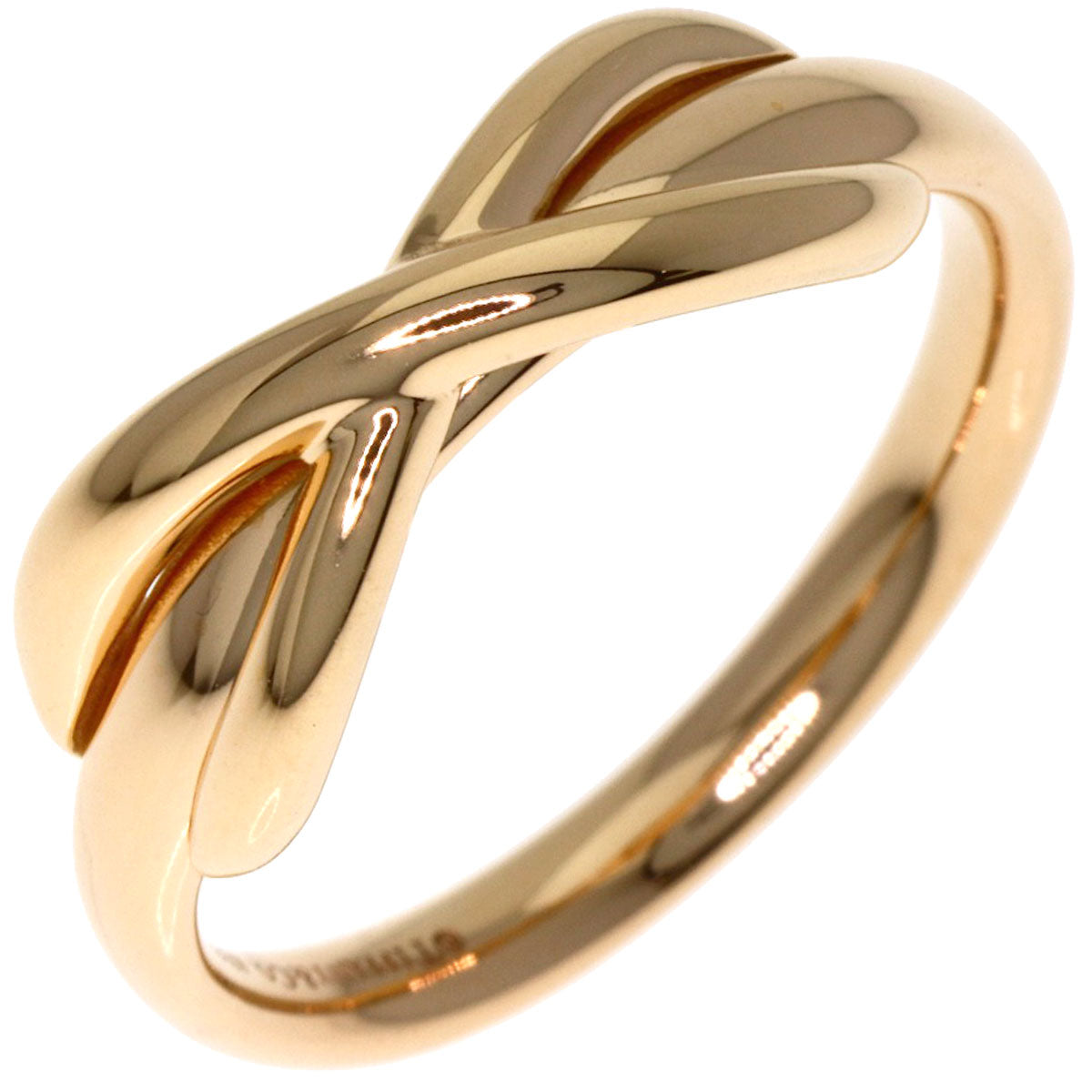 TIFFANY&Co. Infinity Ring K18 Pink Gold Ladies [Used]