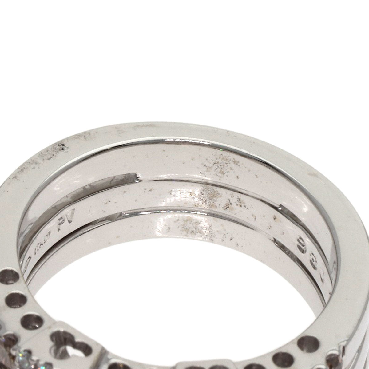 Ponte Vecchio Diamond Ring K18 White Gold Ladies [Used]