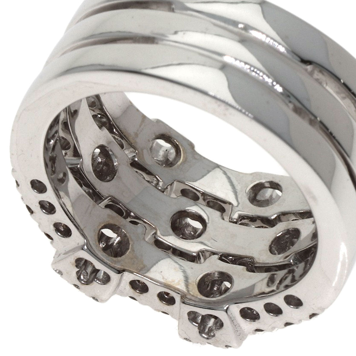 Ponte Vecchio Diamond Ring K18 White Gold Ladies [Used]