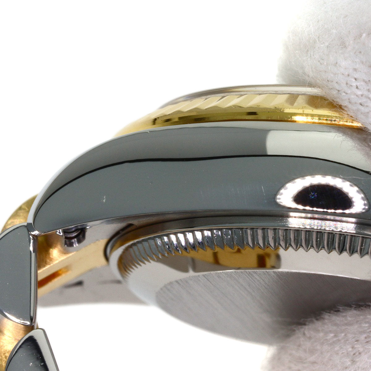 ROLEX DATEJUST 10P Diamond Watches 179173G Stainless Steel/SSxK18YG Ladies