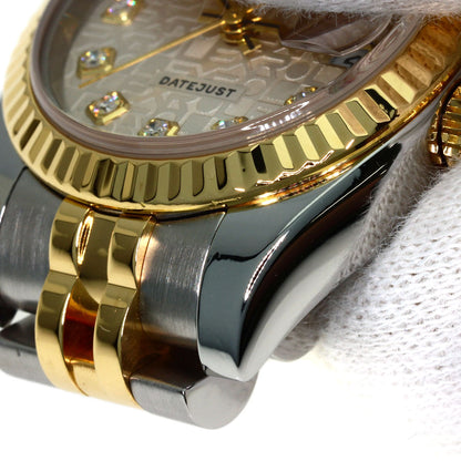 ROLEX DATEJUST 10P Diamond Watches 179173G Stainless Steel/SSxK18YG Ladies