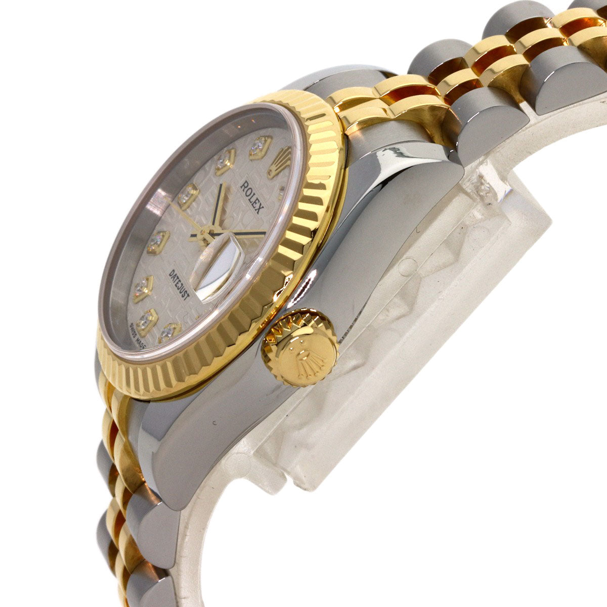 ROLEX DATEJUST 10P Diamond Watches 179173G Stainless Steel/SSxK18YG Ladies