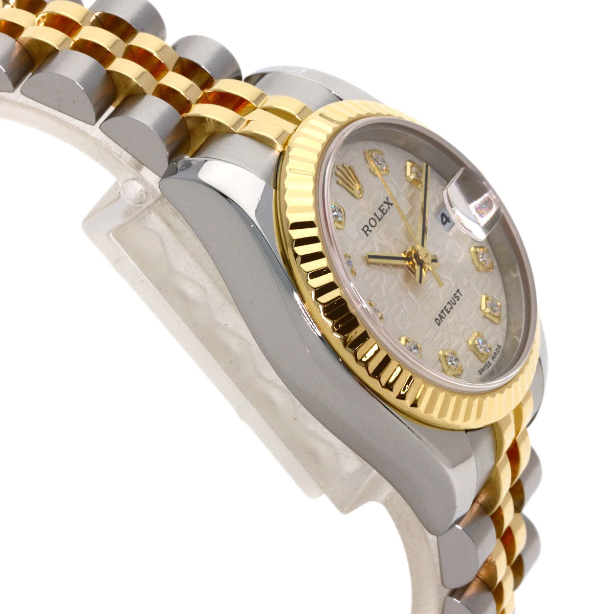 ROLEX DATEJUST 10P Diamond Watches 179173G Stainless Steel/SSxK18YG Ladies