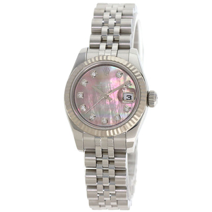ROLEX DATEJUST 10P Diamond Watches 179174NG Stainless Steel/Stainless Steel Ladies