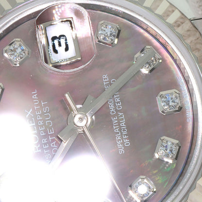ROLEX DATEJUST 10P Diamond Watches 179174NG Stainless Steel/Stainless Steel Ladies