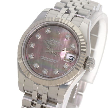 ROLEX DATEJUST 10P Diamond Watches 179174NG Stainless Steel/Stainless Steel Ladies