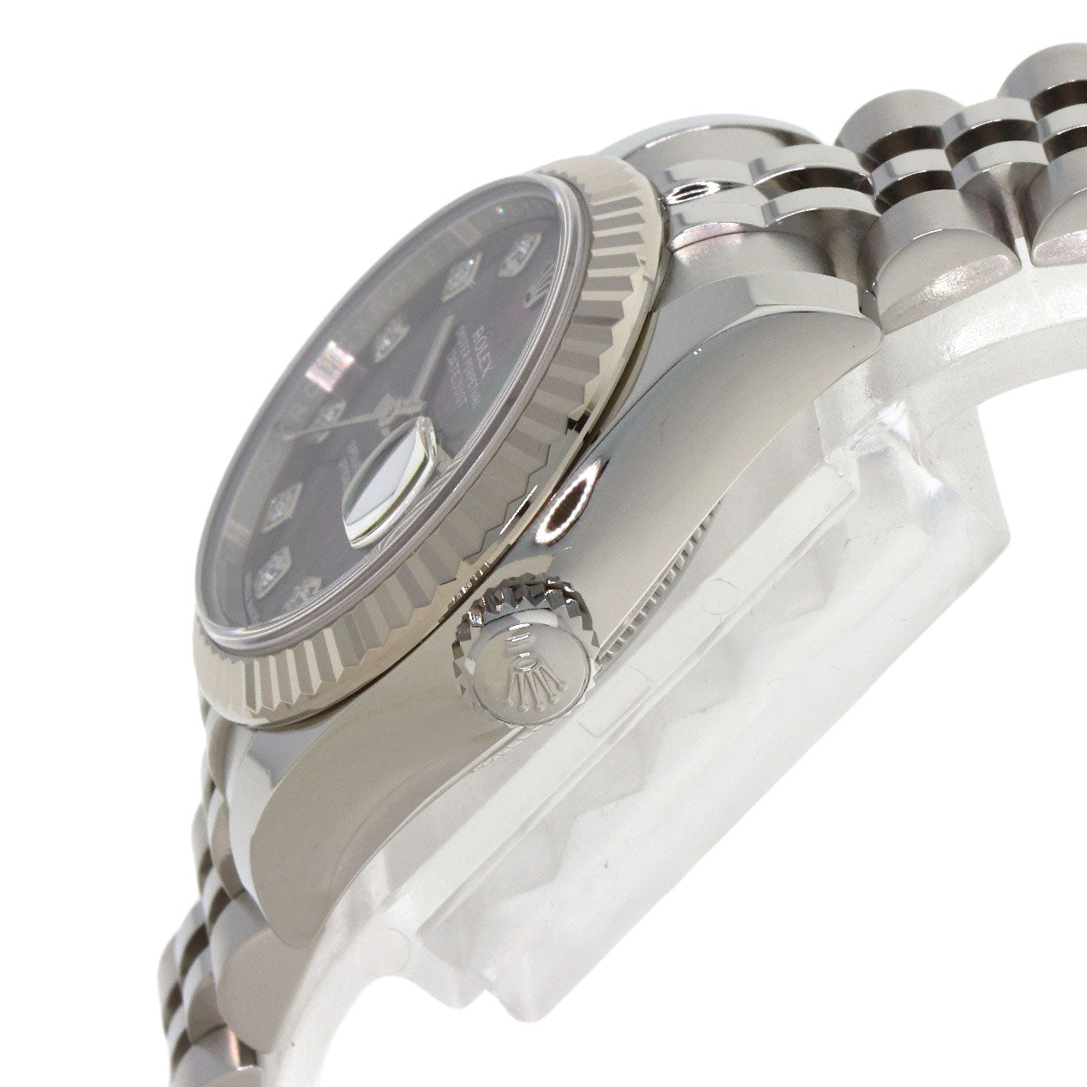 ROLEX DATEJUST 10P Diamond Watches 179174NG Stainless Steel/Stainless Steel Ladies
