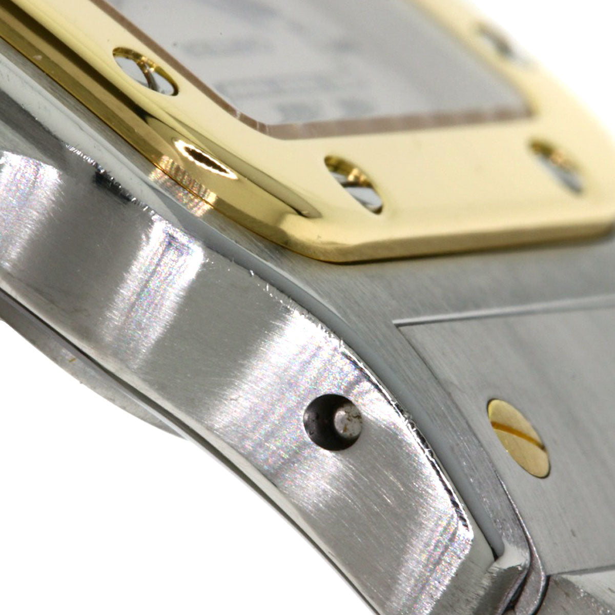 CARTIER Santos Galve SM Watches W20012C4 Stainless Steel/SSxK18YG Ladies