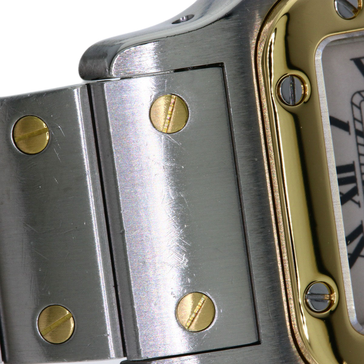 CARTIER Santos Galve SM Watches W20012C4 Stainless Steel/SSxK18YG Ladies