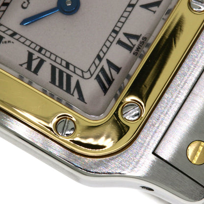 CARTIER Santos Galve SM Watches W20012C4 Stainless Steel/SSxK18YG Ladies