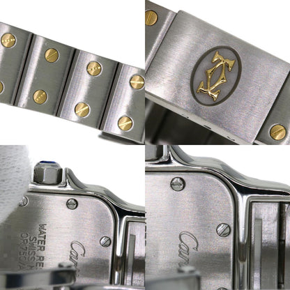 CARTIER Santos Galve SM Watches W20012C4 Stainless Steel/SSxK18YG Ladies