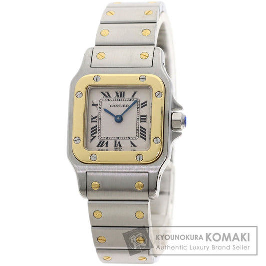 CARTIER Santos Galve SM Watches W20012C4 Stainless Steel/SSxK18YG Ladies