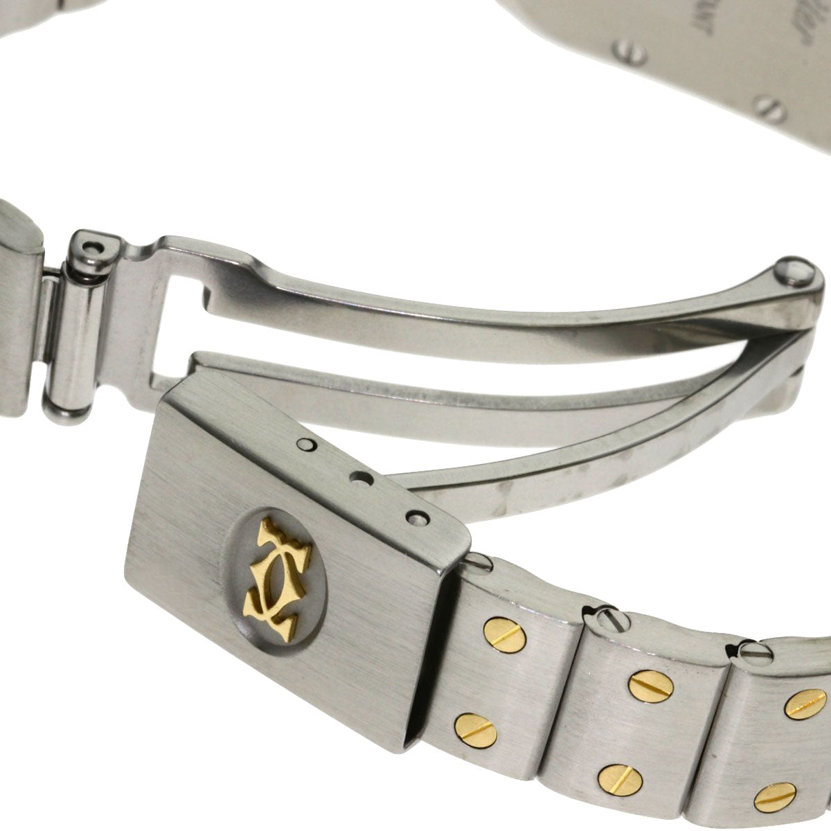 CARTIER Santos Galve SM Watches W20012C4 Stainless Steel/SSxK18YG Ladies