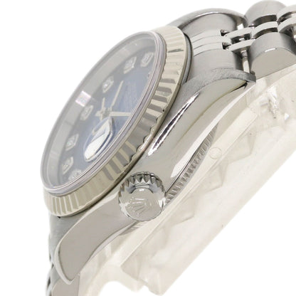 ROLEX Datejust 10P Diamond Blue Gradation Watches 79174G Stainless Steel/Stainless Steel Ladies
