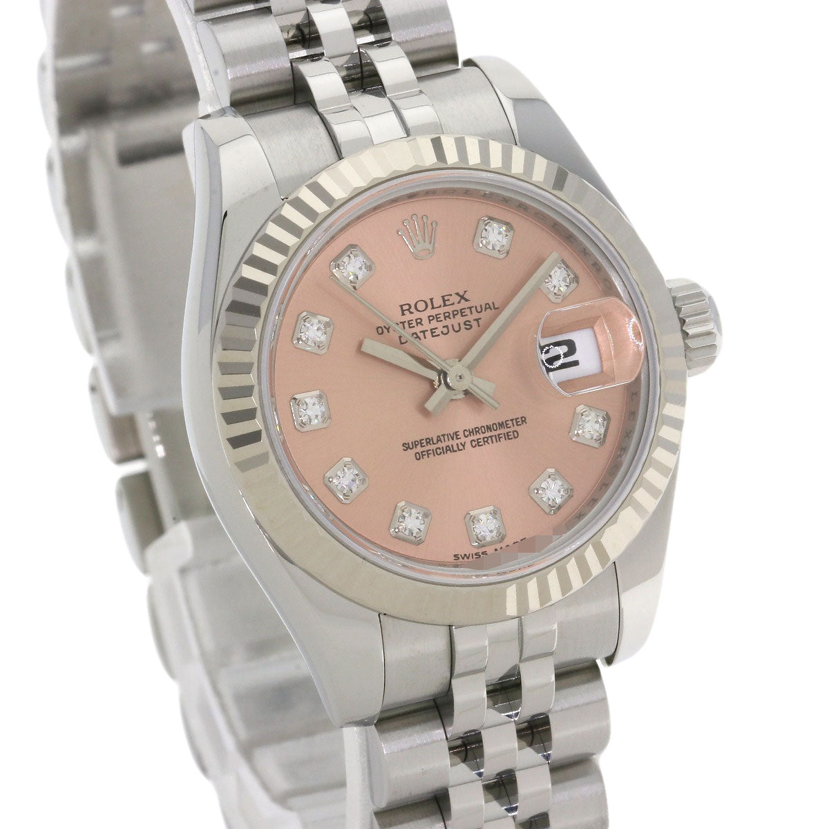 ROLEX DATEJUST 10P Diamond Watches 179174G Stainless Steel/Stainless Steel Ladies