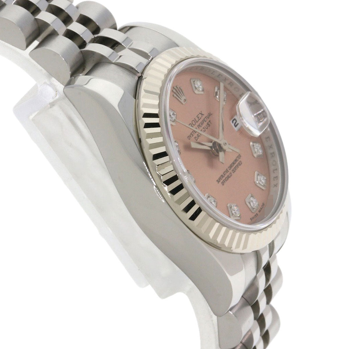 ROLEX DATEJUST 10P Diamond Watches 179174G Stainless Steel/Stainless Steel Ladies