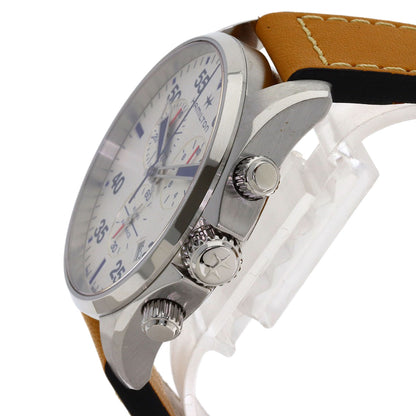 HAMILTON Khaki Aviation Chronograph Watches H767120 Stainless Steel/Leather mens