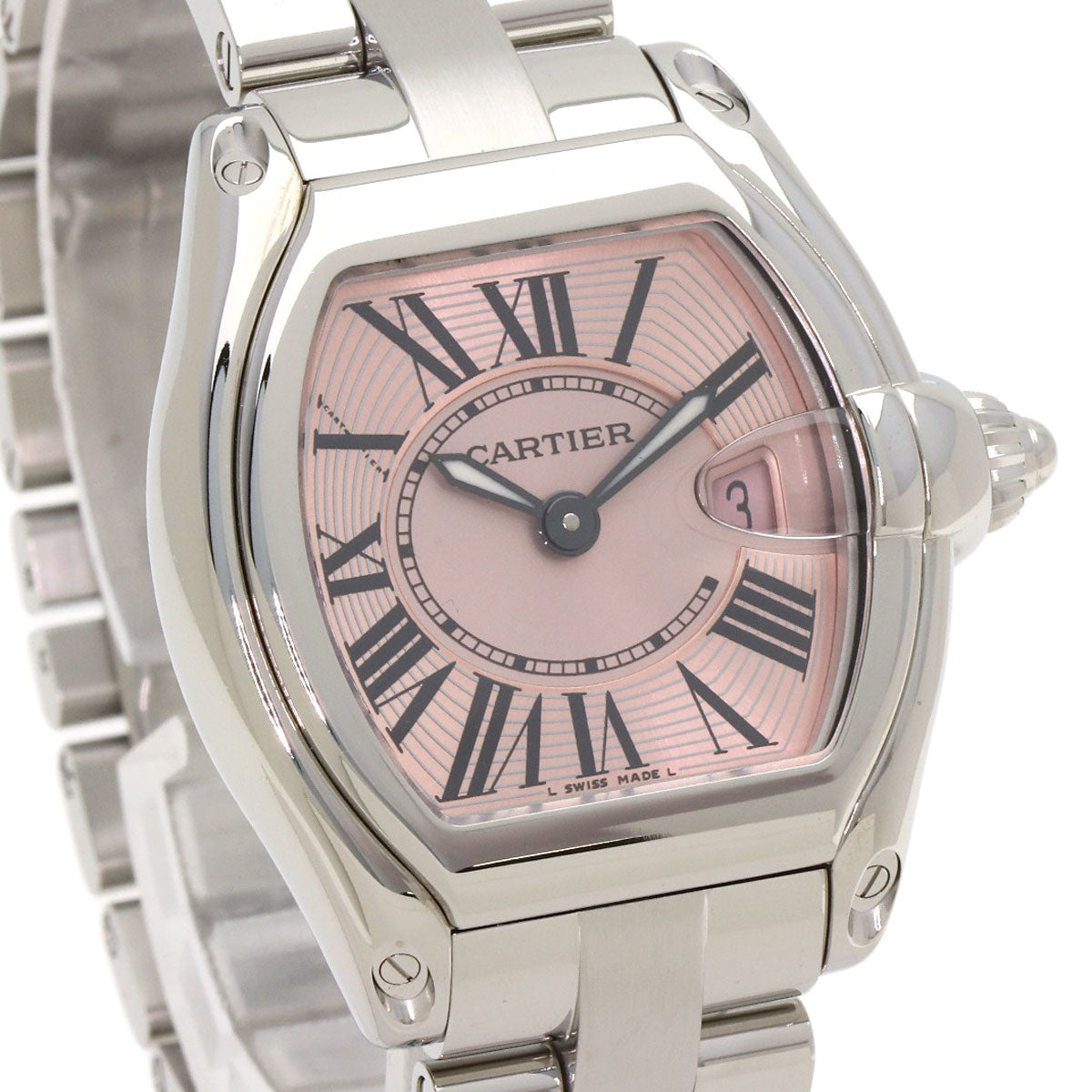 CARTIER Roadster Watches W62017V3 Stainless Steel/Stainless Steel Ladies
