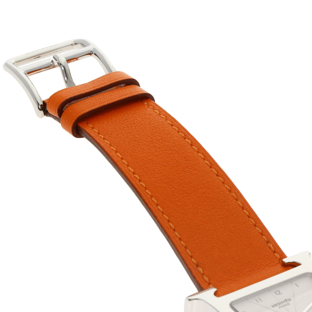 HERMES H watch Watches HH1.510 Stainless Steel/Leather mens