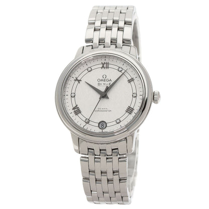 OMEGA De Ville Prestige 6P Diamond Watches 424.10.33.20.52.002 Stainless Steel/Stainless Steel Ladies