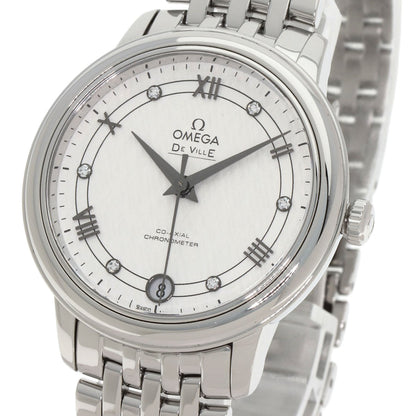 OMEGA De Ville Prestige 6P Diamond Watches 424.10.33.20.52.002 Stainless Steel/Stainless Steel Ladies