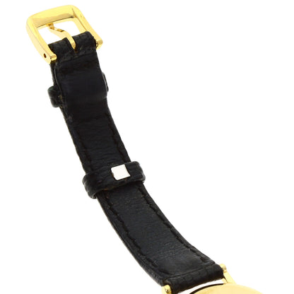 OMEGA De Ville Watches K18 Yellow Gold/Leather Ladies