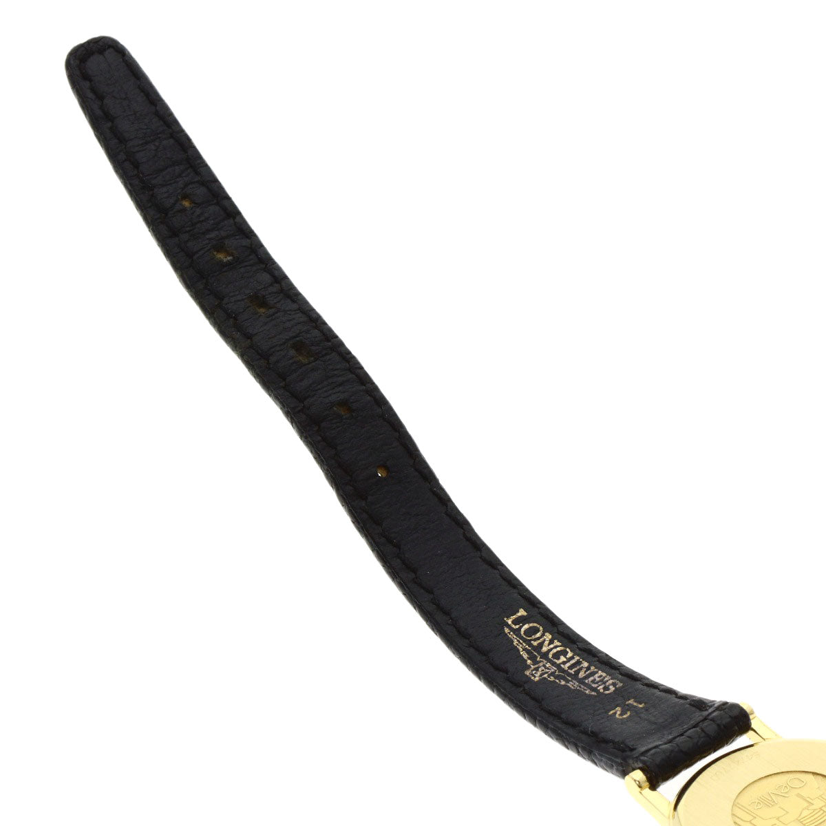 OMEGA De Ville Watches K18 Yellow Gold/Leather Ladies