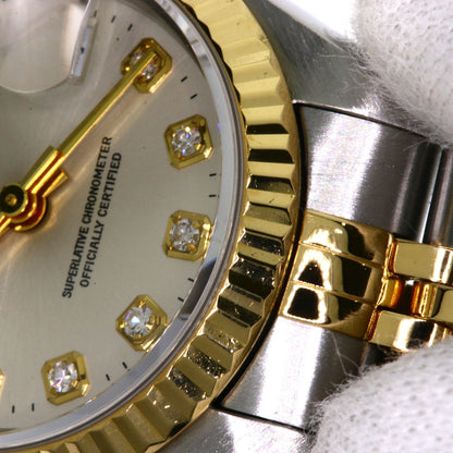 ROLEX DATEJUST 10P Diamond Watches 69173G Stainless Steel/SSxK18YG Ladies