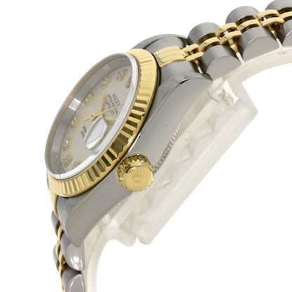 ROLEX DATEJUST 10P Diamond Watches 69173G Stainless Steel/SSxK18YG Ladies