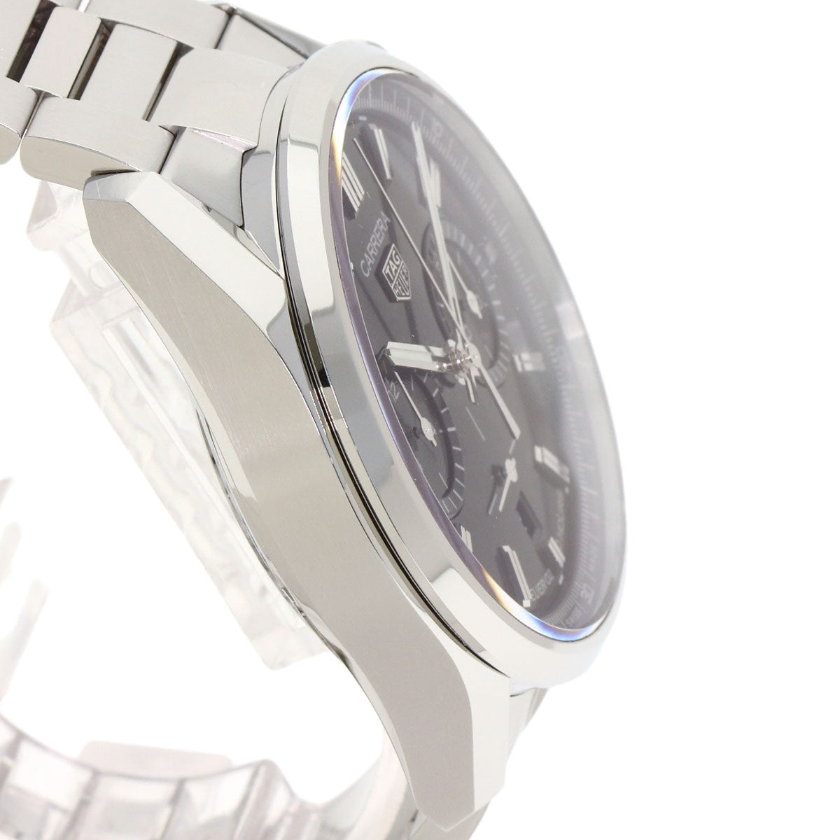 タグホイヤー CBN2010 BA0642 カレラ キャリバー ホイヤー02 腕時計 ステンレススチール/SS メンズ 【中古】【TAG HEUER】