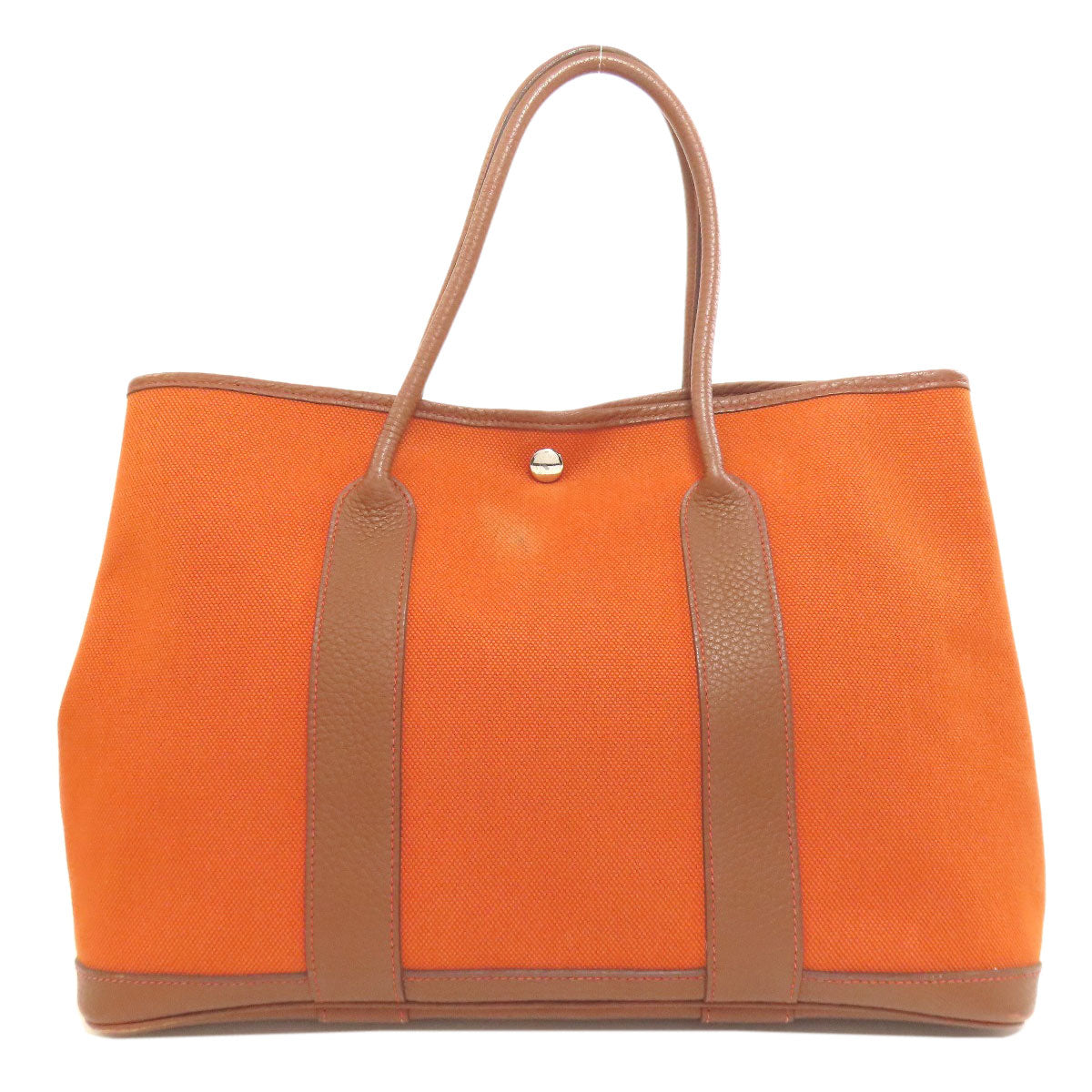 HERMES Garden Party PM Silver Hardware Tote Bag Tower ash Ladies [Used]