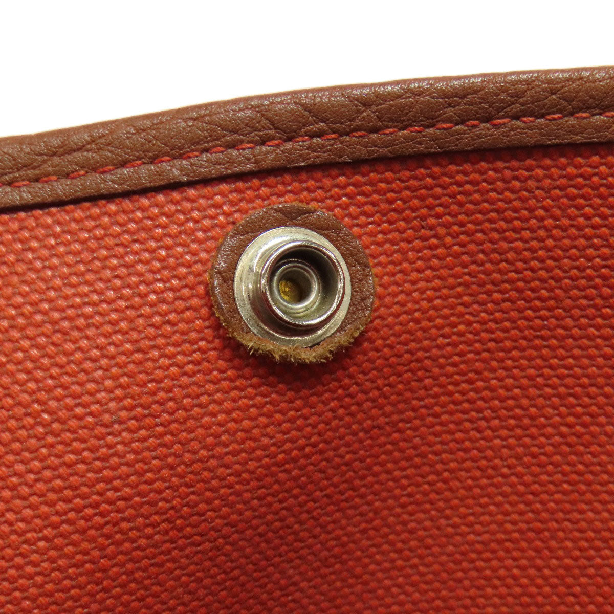 HERMES Garden Party PM Silver Hardware Tote Bag Tower ash Ladies [Used]