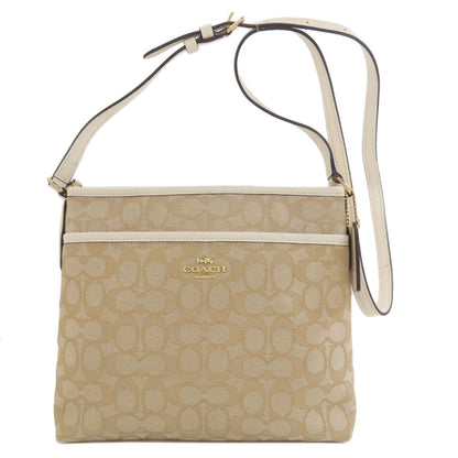 コーチ F29960 シグネチャー ロングショルダー ショルダーバッグ キャンバス/レザー レディース 【中古】【COACH】
