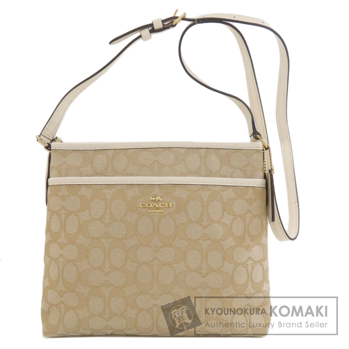 コーチ F29960 シグネチャー ロングショルダー ショルダーバッグ キャンバス/レザー レディース 【中古】【COACH】