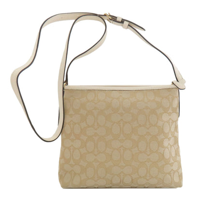コーチ F29960 シグネチャー ロングショルダー ショルダーバッグ キャンバス/レザー レディース 【中古】【COACH】