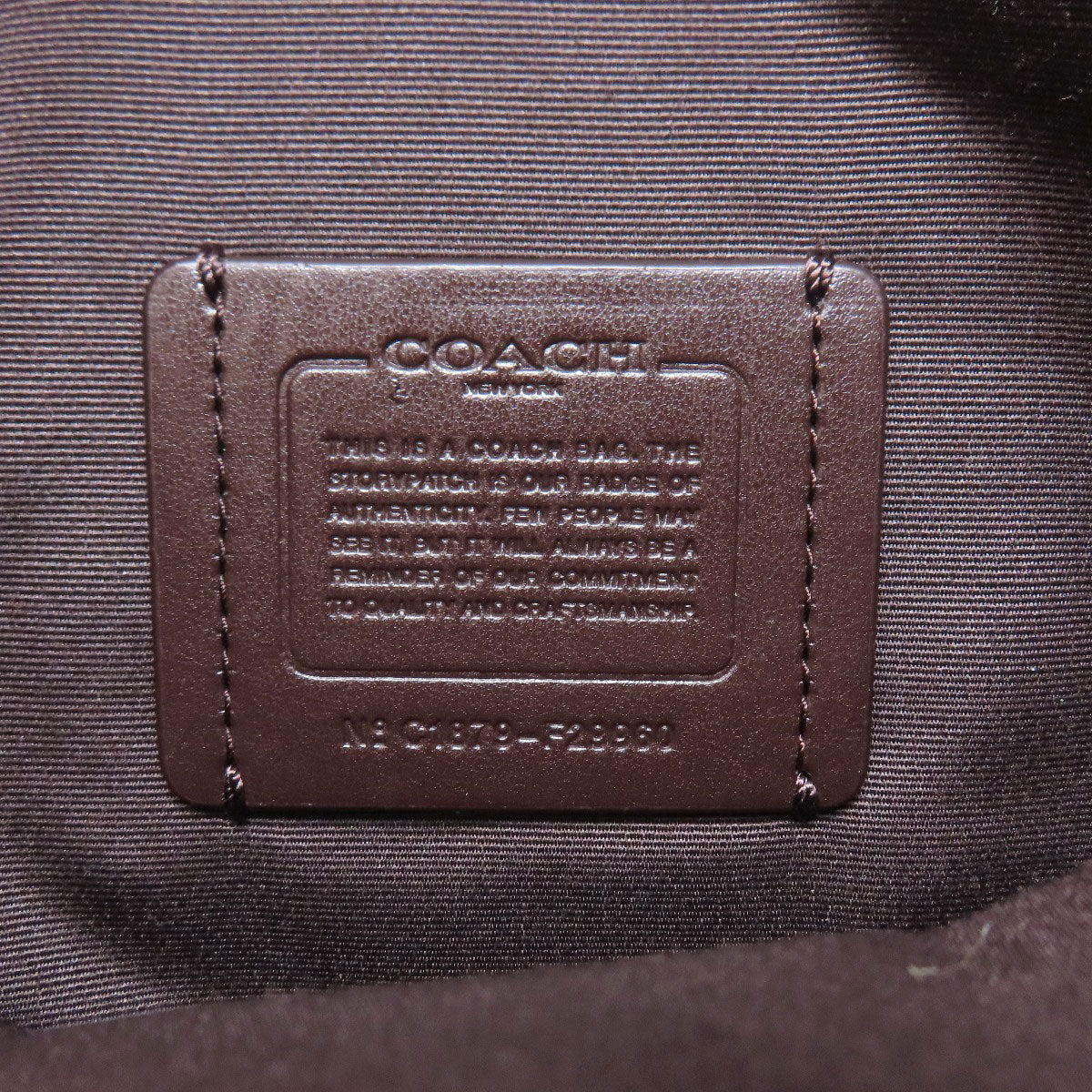 コーチ F29960 シグネチャー ロングショルダー ショルダーバッグ キャンバス/レザー レディース 【中古】【COACH】