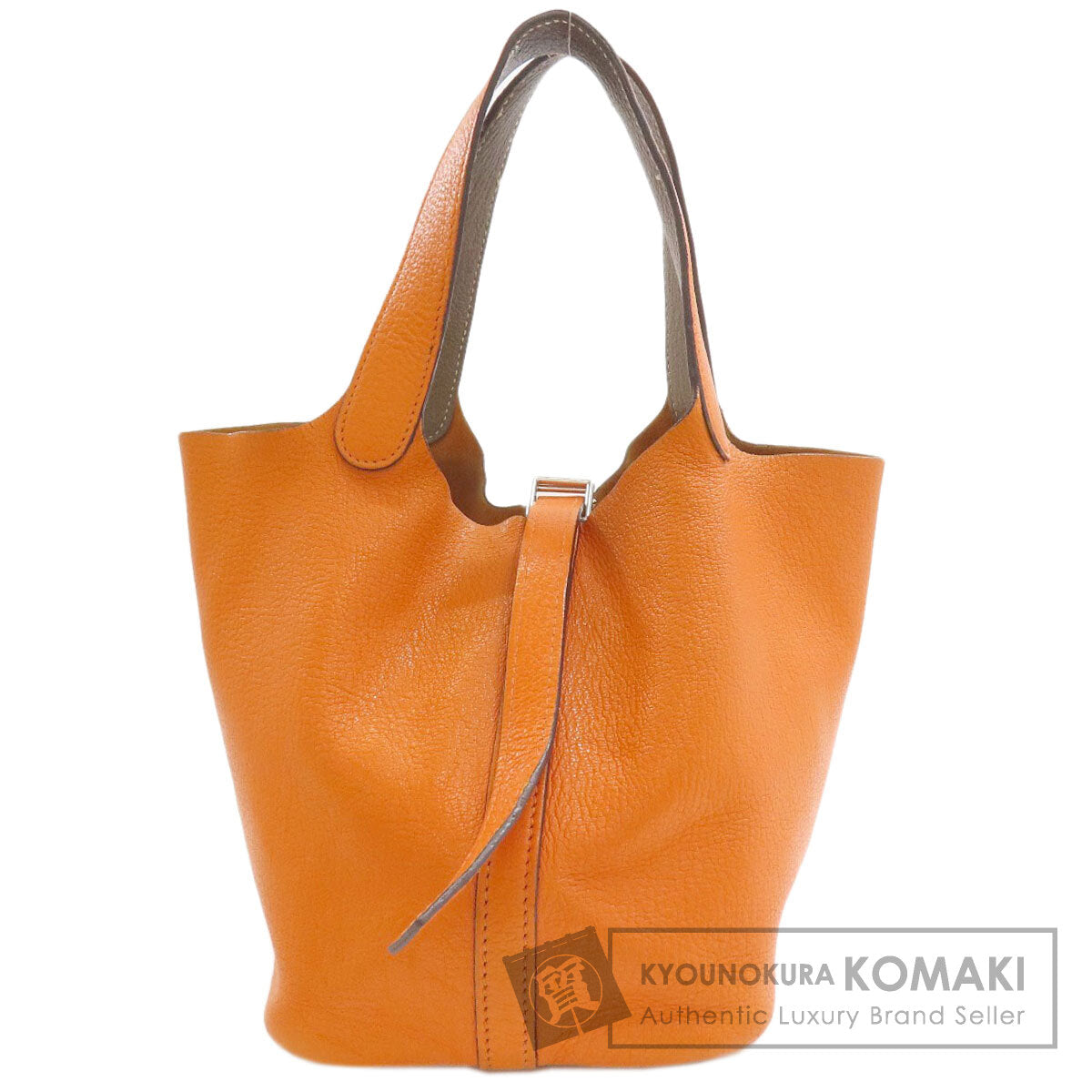 HERMES PicotinPM Eclat SilverHardware Handbag Taurillon Clemence Ladies [Used]