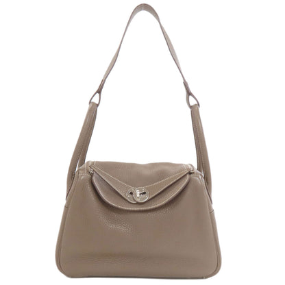 HERMES Lindy 26 Etop SilverHardware Handbag Taurillon Clemence Ladies [Used]