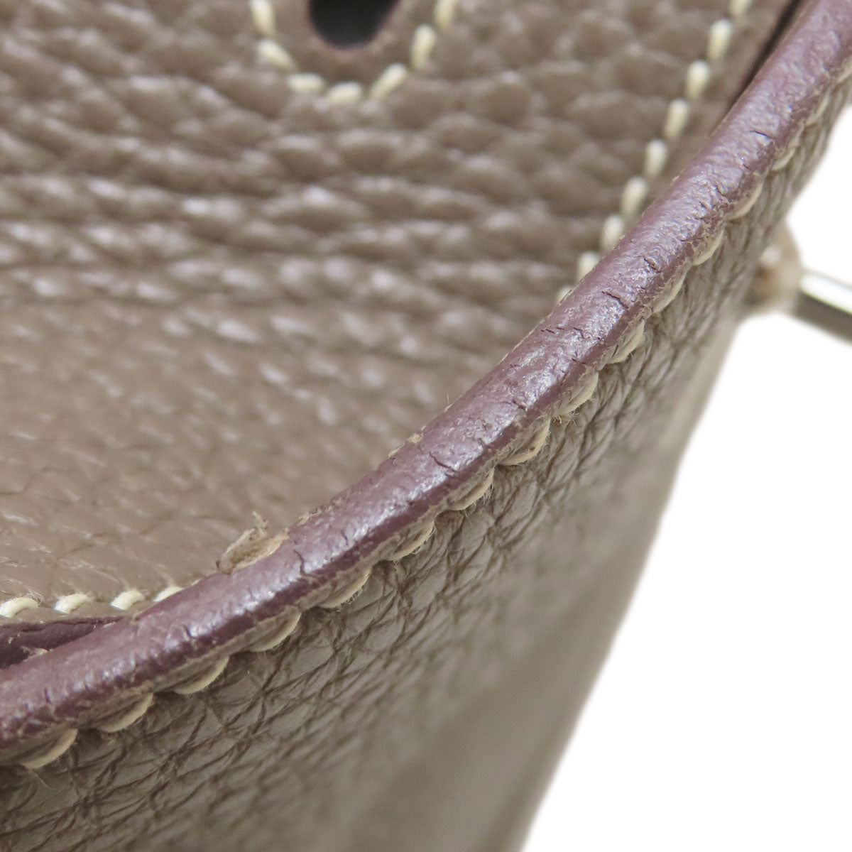 HERMES Lindy 26 Etop SilverHardware Handbag Taurillon Clemence Ladies [Used]