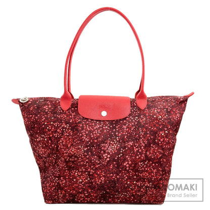 Longchamp Le Pliage flower motif Tote Bag Nylon Ladies [Used]