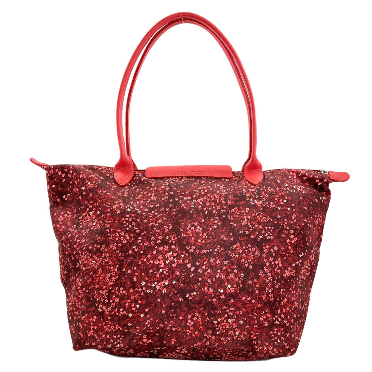 Longchamp Le Pliage flower motif Tote Bag Nylon Ladies [Used]