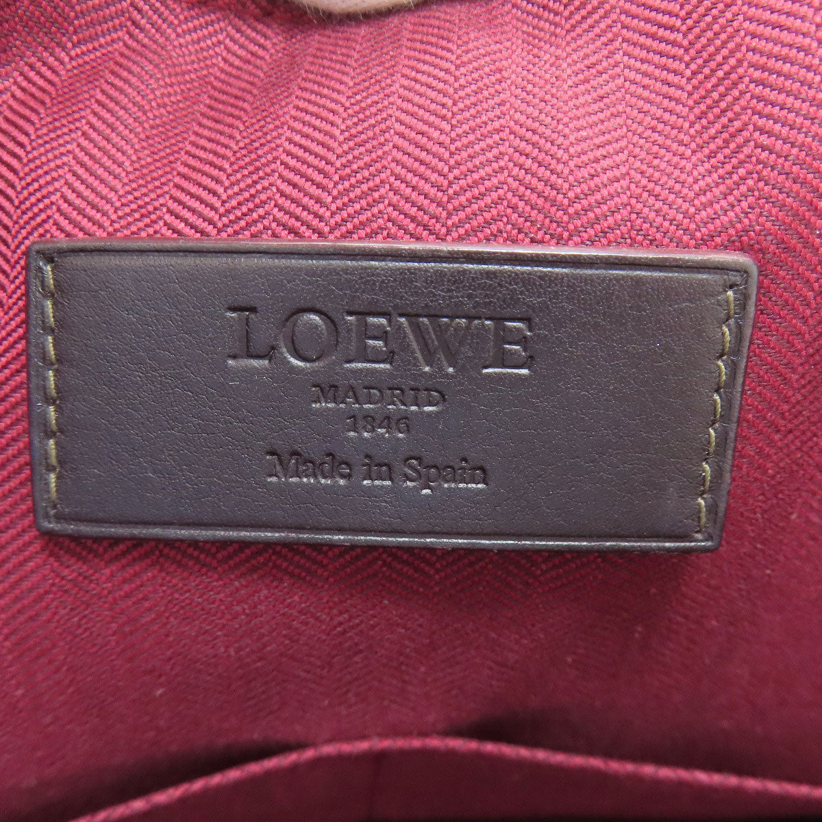 LOEWE Briefcase 2WAY Business bag Leather mens [Used]