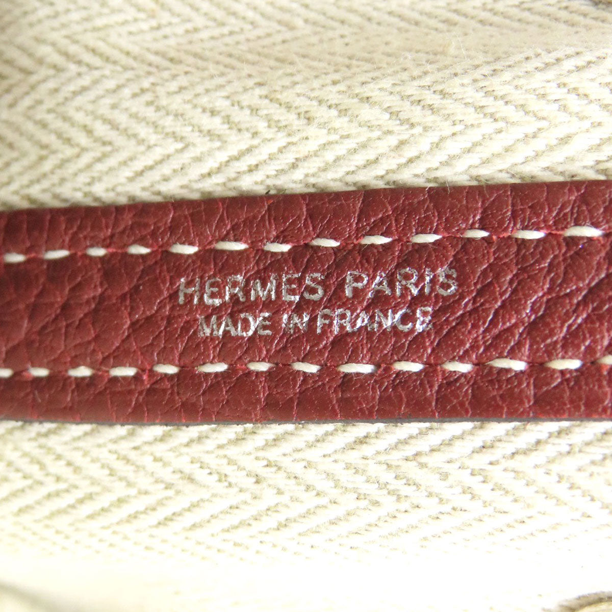 HERMES Garden Party TPM SilverHardware Handbag Negonda Ladies [Used]