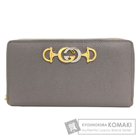GUCCI 570661 Zip Around Zumi Long wallet (with coin pocket) Leather Ladies [Used]