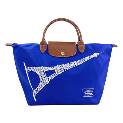 Longchamp Le Pliage Eiffel Tower Tote Bag Nylon Ladies [Used]