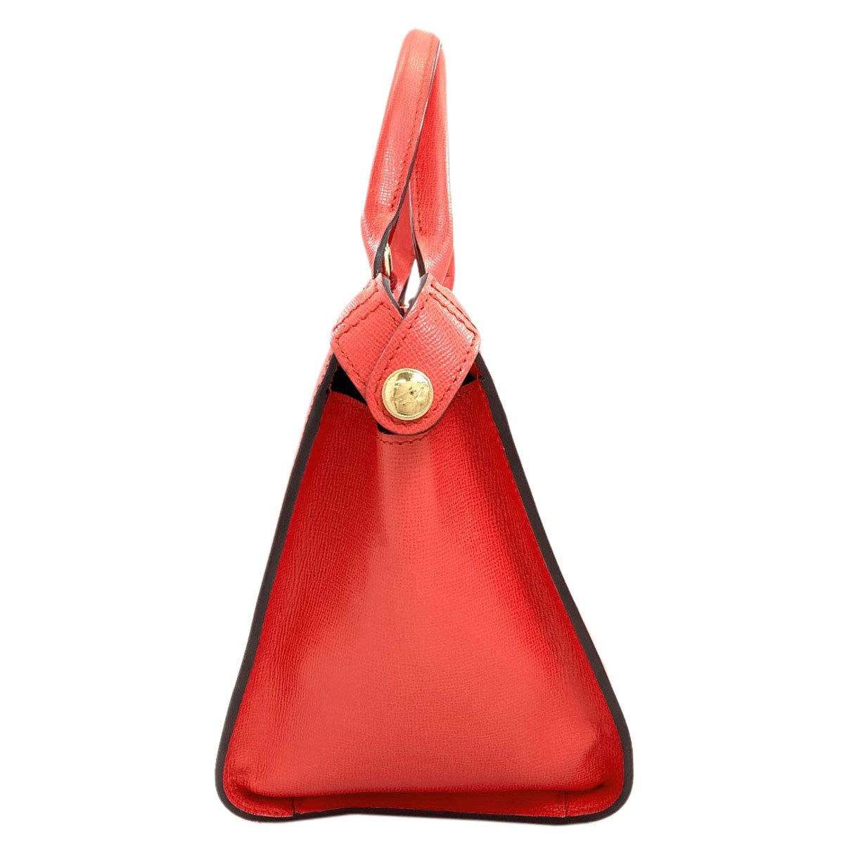 Longchamp logo Handbag Leather Ladies [Used]