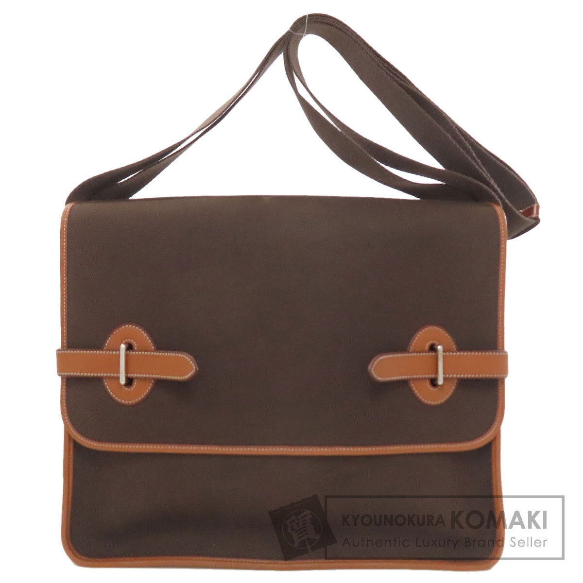 HERMES Buenaventura Shoulder Bag Towar Officche Ladies [Used]