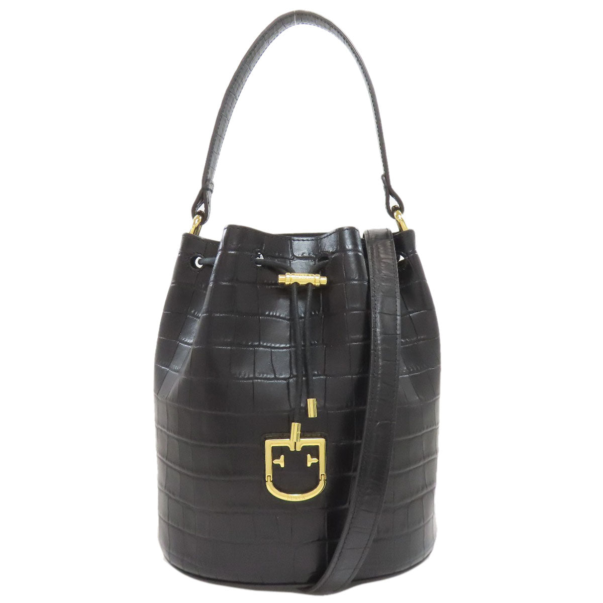 Furla Embossed 2WAY Handbag Leather Ladies [Used]